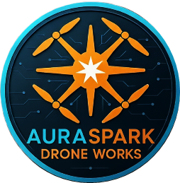 AuraSpark Drone Works logo
